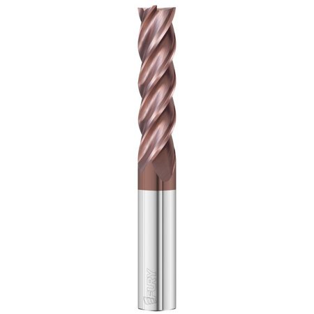FULLERTON TOOL 4-Flute - Variable Helix - 3500 Fury HP End Mills, FC20, RH Spiral, Square, Extra-Long, 3/4 35275